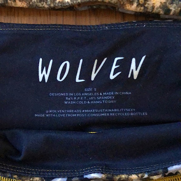Wolven Reversible Set ☀️ Top and Leggings Size Small - Picture 8 of 9